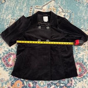 Vintage velvet lined jacket.